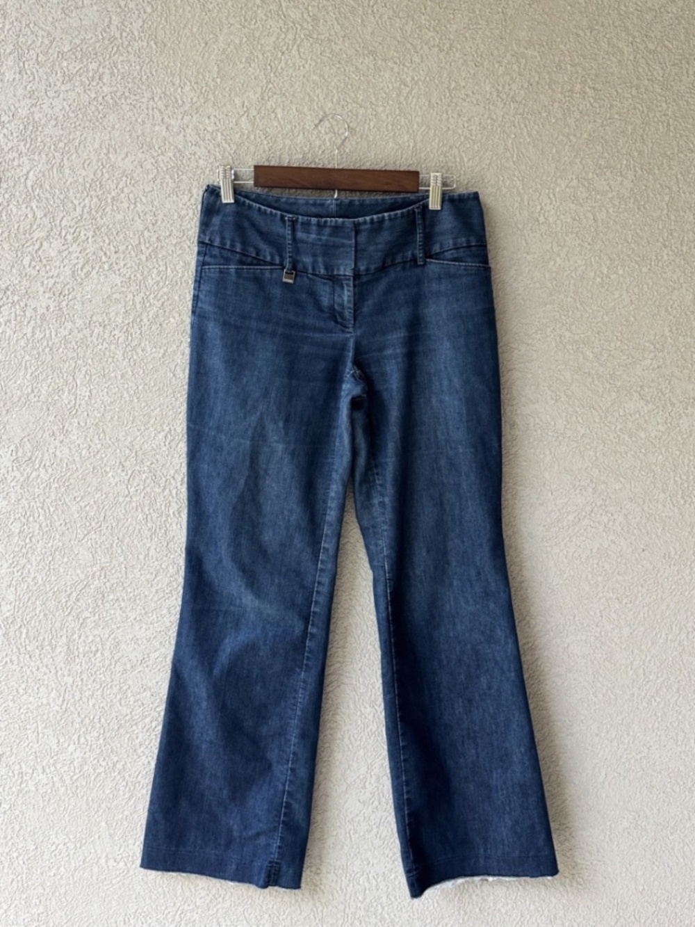 Express Editor Dark Wash Bootcut Trouser Jeans | Women's 4R | Y2K Office